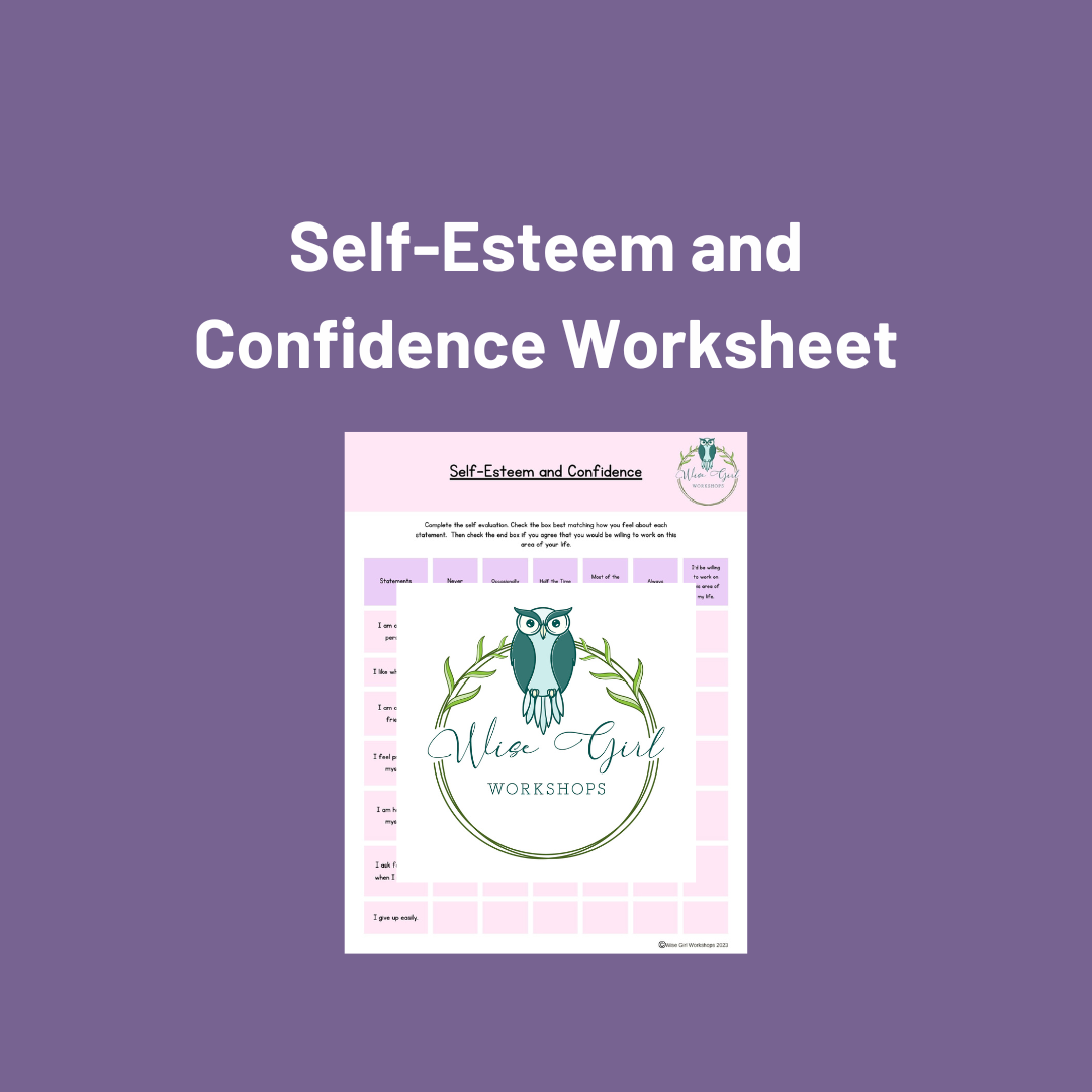 Self-Esteem and Confidence Evaluation Worksheet