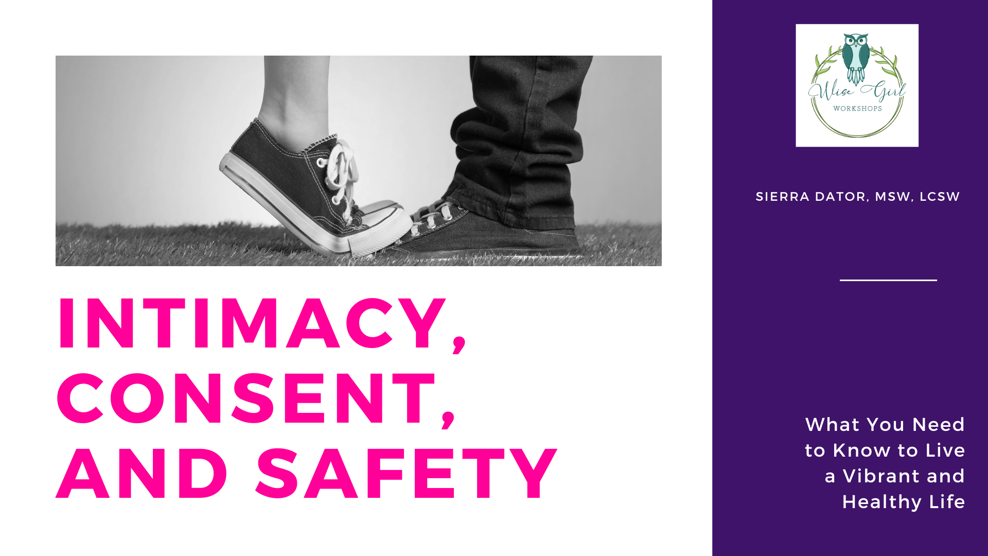 Intimacy, Consent, and Safety Workshop for Parents of Tweens and Teens